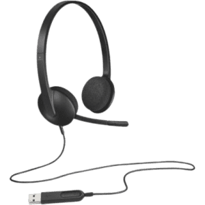 Logitech USB Headset | Wired Headset On the Ear | Black |  H340