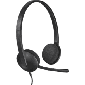Logitech USB Headset | Wired Headset On the Ear | Black |  H340