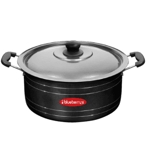Blueberrys Prime 12L 35cm Nonstick Aluminum Biriyani Pot Large Size with Lid