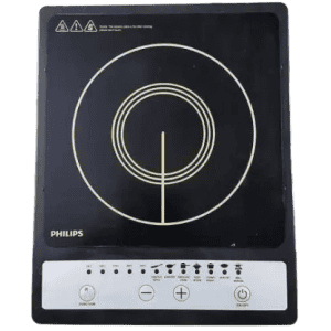 Philips Induction Cooktop | Push Button | Black Silver | HD 4920/00