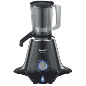 Preethi Zodiac  Juicer Mixer Grinder | 750 W | 5 Jars | Black Light Grey | MG-218