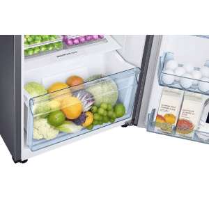 Samsung Convertible Freezer Double Door Refrigerator | 236 L | Elegant Inox | RT28C3732S8/HL