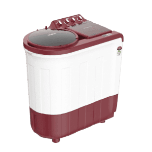 Whirlpool Ace Supersoak Semi Automatic Washing Machine | 8 kg | Coral Red