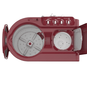 Whirlpool Ace Supersoak Semi Automatic Washing Machine | 8 kg | Coral Red