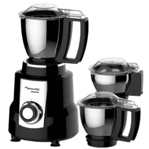 Butterfly Magnum 1.2 Hp Mixer Grinder | 3 Jar | 900 Watt | Black