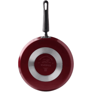 Blueberry’s Premium Nonstick Kadai Tawa Fry Pan Combo | Kitchen Cookware Set Combo with Glass Lid | Red