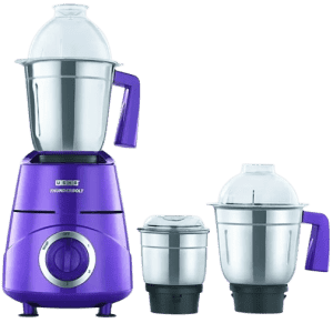 USHA Thunderbolt Mixer Grinder | 800 W | 3 Jars | Blue | TH800MX3