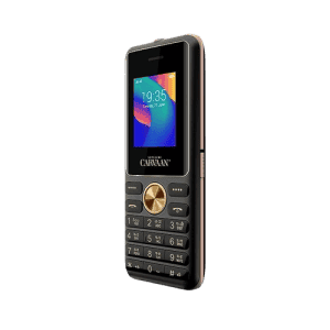 Carvaan Saregama M11 Keypad Mobile Phone | 1500 Pre-Loaded Hindi Songs | 1.8 Inch | Classic Black