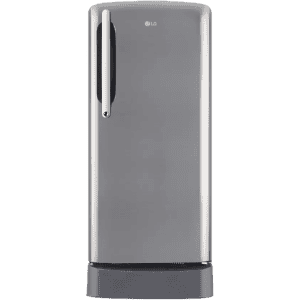 LG Direct Cool Single Door Refrigerator | 201 L | 5 Star | Shiny Steel | GL-D211HPZZ