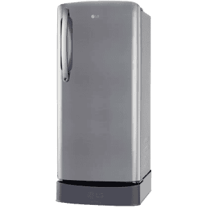 LG Direct Cool Single Door Refrigerator | 201 L | 5 Star | Shiny Steel | GL-D211HPZZ
