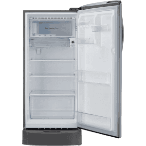 LG Direct Cool Single Door Refrigerator | 201 L | 5 Star | Shiny Steel | GL-D211HPZZ