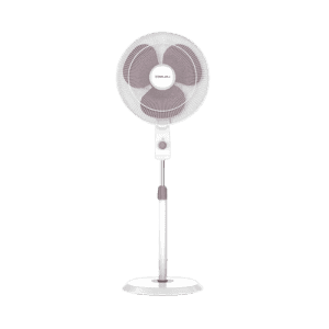 Bajaj ROBUSTO Pedestal Fan | 400 mm | Lavender White