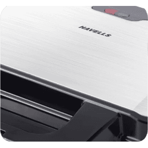 Havells Big Fill Sandwich Maker | 900-Watt | 2 Slice | Black