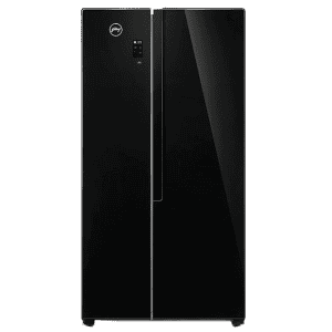 Godrej Side-By-Side Refrigerator | RS EONVELVET 579 RFD GL BK  | 564 L | Frost Free | Glass Black