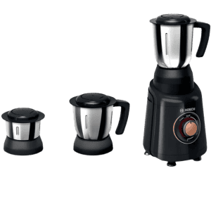BOSCH TrueMixx Mixer Grinder | 3 Jars | Black & Steel | MGM4634BIN