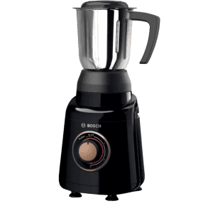 BOSCH TrueMixx Mixer Grinder | 3 Jars | Black & Steel | MGM4634BIN