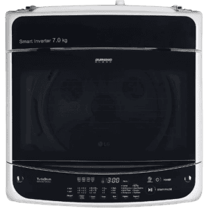 LG 7 Kg Top Load Washing Machine | Smart Inverter Motor | Middle Free Silver | T70SPSF1ZA BSFQEIL