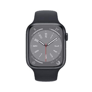 Apple Watch Series 8 Sports Band | 45 mm | Retina LTPO | OLED Display | Midnight Aluminum