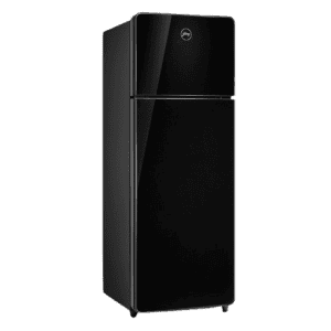 Godrej Frost Free Double Door Refrigerators| 2 Star | 244 litres | Nano Shield Technology | Onyx Black | RT EONCRYSTAL 280B RI OB