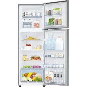 SAMSUNG 301 L Frost Free Double Door 3 Star Convertible Refrigerator | RT34C4523S8/HL | Elegant Inox