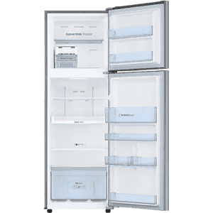 SAMSUNG 301 L Frost Free Double Door 3 Star Convertible Refrigerator | RT34C4523S8/HL | Elegant Inox