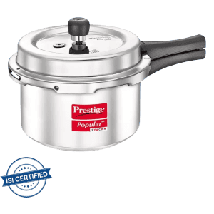 Prestige by TTK Popular Plus Svachh Induction Bottom Pressure Cooker | 3 L | Aluminium