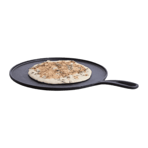 Wonderchef Forza Cast Iron 27 cm Dosa Tawa Pan | Pre Seasoned Cookware | 4 mm | Induction Friendly