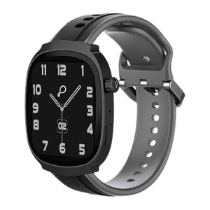 Pebble Axis BT Calling Smartwatch | 1.96 Inch | Amoled Display | Jet Black | PFB403
