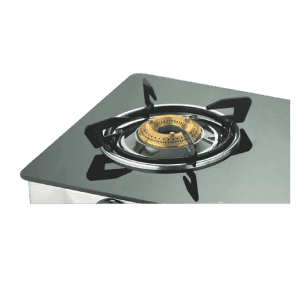 Bajaj CGX2 Eco Glass Top 2 Burner |  Stainless Steel | Black Gas Stove | 450512