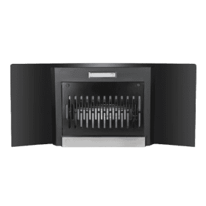 FABER Hood Polo | Wall Mounted Chimney | 1200 CMH | Black | IN HC SC BK 90