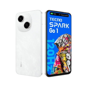 TECNO KL4 Spark GO 1 | 4GB  | 64 GB | Glittery White
