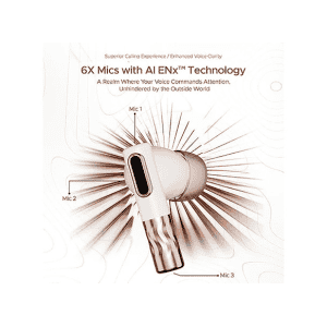 boAt Nirvana Zenith Ear Buds | Dolby Audio | ANC 50dB  | 6-Mics Enx | Celestial White