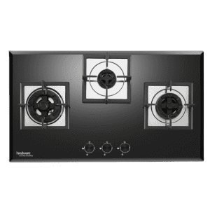 Hindware Aster 3B Glass Automatic Hob | 78 cm | 3 Burner
