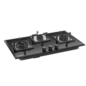Hindware Aster 3B Glass Automatic Hob | 78 cm | 3 Burner