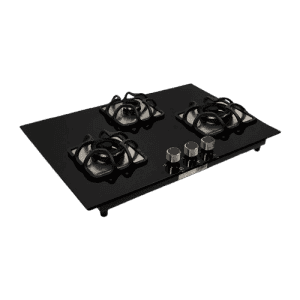 Faber Hobtop IMPERIA 783 BRB CI BK Glass Automatic Hob | 3 Burners