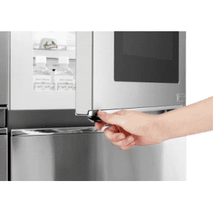 LG 668 L Frost Free Side by Side Refrigerator with with Instaview and Smart ThinQ | WiFi Enabled | Noble Steel | GC-X247CSAV