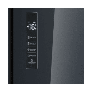 Kelvinator 584L Side By Side Refrigerator | KRS-A600BKG | Black