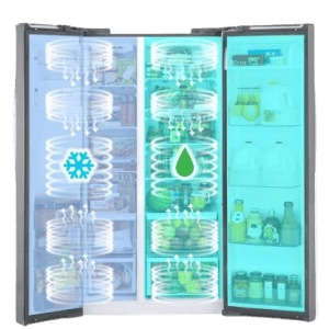LG 687 L Frost Free Inverter Linear Side-by-Side Refrigerator | GC-B247SLUV | Steel