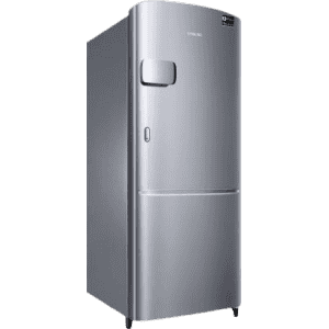 SAMSUNG 192 L Direct Cool Single Door 3 Star Refrigerator | RR20R1Y2YS8/HL | Elegant Inox