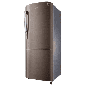 Samsung 230 L 3 Star Inverter Direct Cool Single Door Refrigerator | RR24A272YDX/NL | LUXE BROWN