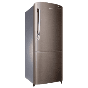 Samsung 230 L 3 Star Inverter Direct Cool Single Door Refrigerator | RR24A272YDX/NL | LUXE BROWN