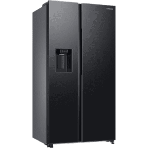 Samsung Side by Side Refrigerator | Convertible 5 In 1 Digital Inverter | 633 L | Black Matt | RS78CG8543B1HL