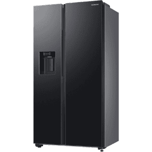 Samsung Side by Side Refrigerator | Convertible 5 In 1 Digital Inverter | 633 L | Black Matt | RS78CG8543B1HL