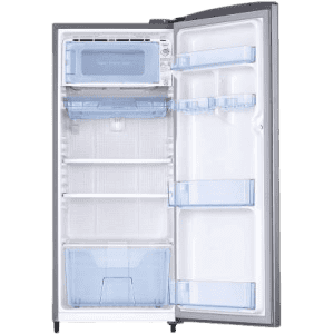 SAMSUNG 192 L Direct Cool Single Door 2 Star Refrigerator | RR20A1Y1BS8/H | Elegant Inox