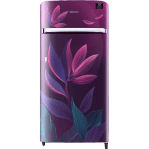 SAMSUNG 198 L Direct Cool Single Door 5 Star Refrigerator-RR21T2G2W9R/HL | Paradise Purple
