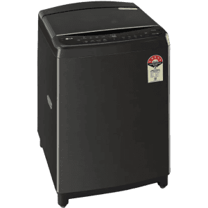 LG 10 kg Fully Automatic Top Load with In-built Heater | THD10SWP |  Black