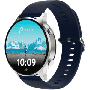 Pebble Vast Amoled Smart Watch | 1.43 Inch | Evening Blue | PFB207