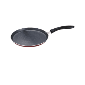 Prestige Omega Deluxe Aluminium Induction Base Non Stick Omni Tawa | 28 cm | Red