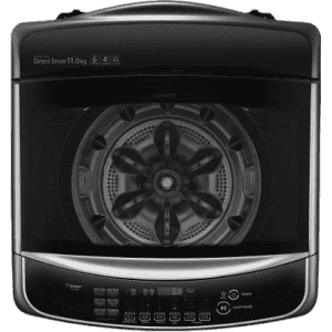 LG 11 kg Fully Automatic Top Load with In-built Heater THD11STB | Black