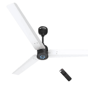 Atomberg Renesa Ceiling Fan with Remote | 3 Blade | 1200mm | BLDC Motor | White & Black
